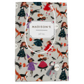 Sac Cadeau Moyen Fête des enfants d'Halloween (Devant)