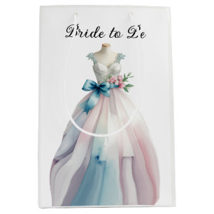 Sac Cadeau Moyen Fête des mariées Mariage robe mariée à être
