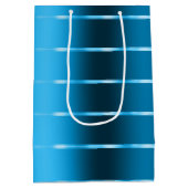 Sac Cadeau Moyen Fête des mariées Royal Blue Ribbon Bow (Dos)