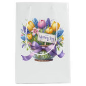 Sac Cadeau Moyen Fête des Mères  (Devant)