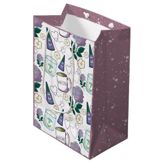 Sac Cadeau Moyen Fête des Mères Lavande