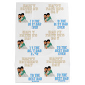 Sac Cadeau Moyen Fête des pères (Dos)