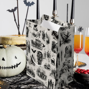 Sac Cadeau Moyen Fête d'Halloween