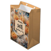 Sac Cadeau Moyen Fête du 50e anniversaire (Devant Angle)