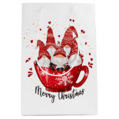 Sac Cadeau Moyen fête Noël gnomes Fête (Devant)