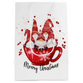Sac Cadeau Moyen fête Noël gnomes Fête (Dos)