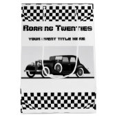 Sac Cadeau Moyen Fête ou Mariage des années folles (Dos)