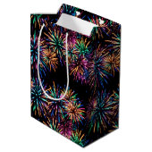 Sac Cadeau Moyen Feu de Neon (Dos Angle)