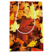Sac Cadeau Moyen Feuillage d'automne, les couleurs d'automne (Devant)