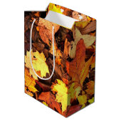 Sac Cadeau Moyen Feuillage d'automne, les couleurs d'automne (Dos Angle)