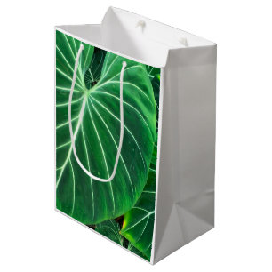 Sac Cadeau Moyen feuillage de la jungle tropicale de Palm Leaf