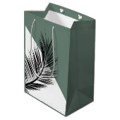 Sac Cadeau Moyen Feuille de palme (Dos Angle)