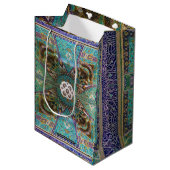 Sac Cadeau Moyen feuille papier d'emballage de mosquée (Devant Angle)