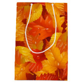 Sac Cadeau Moyen Feuilles d'automne (Dos)