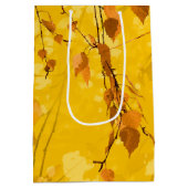 Sac Cadeau Moyen Feuilles d'automne 3 (Dos)