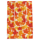 Sac Cadeau Moyen Feuilles d'automne Couleurs d'automne (Dos)