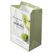 Sac Cadeau Moyen Fiesta Margarita Couples Douche (Devant Angle)