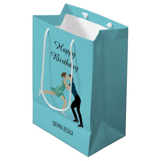 Sac Cadeau Moyen Figure (Devant Angle)