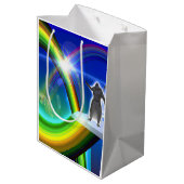 Sac Cadeau Moyen Figure de mystère au Stargate interdimensionnel (Dos Angle)