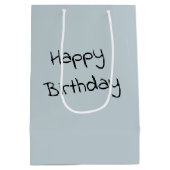 Sac Cadeau Moyen Fille avec drapeau américain (Dos)