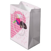 Sac Cadeau Moyen Fille Être amoureuse (Dos Angle)