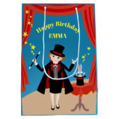 Sac Cadeau Moyen Fille magicien Spectacle Anniversaire (Dos)