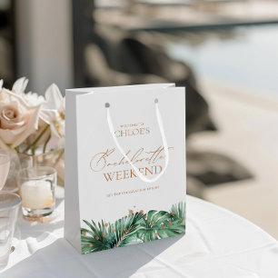 Sac Cadeau Moyen Fin de semaine élégante de bachelorette tropicale