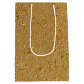 Sac Cadeau Moyen Flacons métalliques d'or (Dos)