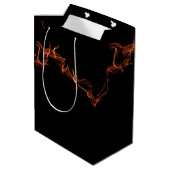 Sac Cadeau Moyen Flammes (Dos Angle)