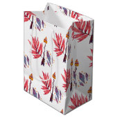 Sac Cadeau Moyen Flèche d'aquarelle et diamants (Devant Angle)