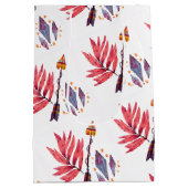 Sac Cadeau Moyen Flèche d'aquarelle et diamants (Dos)