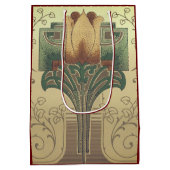 Sac Cadeau Moyen Fleur d'artisanat victorien (Dos)