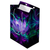 Sac Cadeau Moyen Fleur de lotus pourpre et sa signification (Devant Angle)
