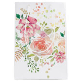 Sac Cadeau Moyen fleur de printemps (Devant)