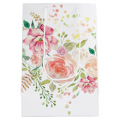 Sac Cadeau Moyen fleur de printemps (Dos)