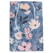 Sac Cadeau Moyen Fleur d'été Abstrait (Devant)