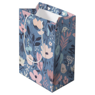Sac Cadeau Moyen Fleur d'été Abstrait