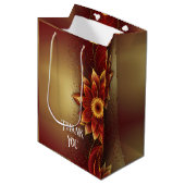 Sac Cadeau Moyen Fleur éternelle : Une célébration intemporelle de (Devant Angle)