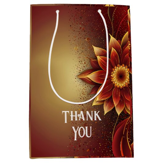 Sac Cadeau Moyen Fleur éternelle : Une célébration intemporelle de (Devant)