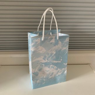 Sac Cadeau Moyen Fleurs Abstraites Botanique Floral