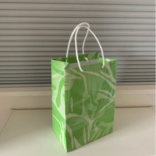 Sac Cadeau Moyen Fleurs Abstraites Botanique Florale