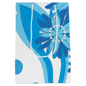 Sac Cadeau Moyen Fleurs bleues d'origine (Dos)