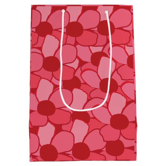 Sac Cadeau Moyen Fleurs de prairie mignonnes (Dos)