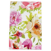 Sac Cadeau Moyen Fleurs de printemps (Dos)