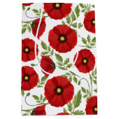 Sac Cadeau Moyen Fleurs d'été joyeuses floraison de pavot (Devant)