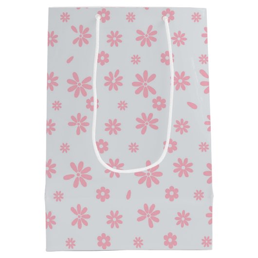 Sac Cadeau Moyen Fleurs et pétales 12 (Dos)