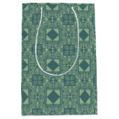 Sac Cadeau Moyen Flocons de forêt  (Devant)