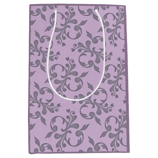 Sac Cadeau Moyen Floral (Devant)