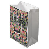 Sac Cadeau Moyen Floral Abstrait (Devant Angle)