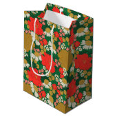 Sac Cadeau Moyen Floral Bouquet (Dos Angle)
